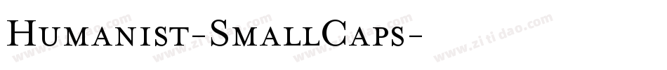 Humanist-SmallCaps字体转换