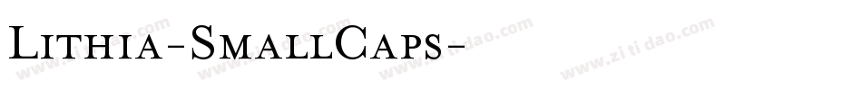 Lithia-SmallCaps字体转换