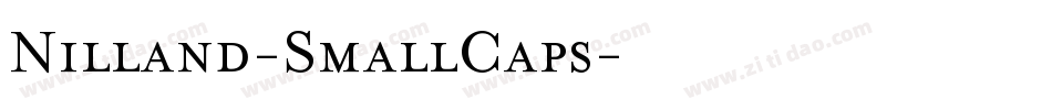 Nilland-SmallCaps字体转换