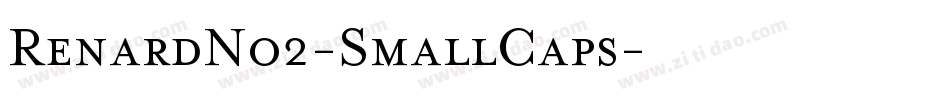 RenardNo2-SmallCaps字体转换