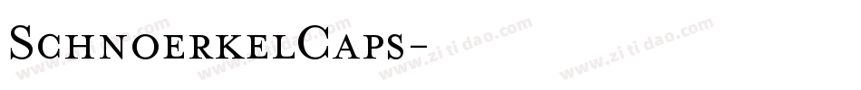 SchnoerkelCaps字体转换