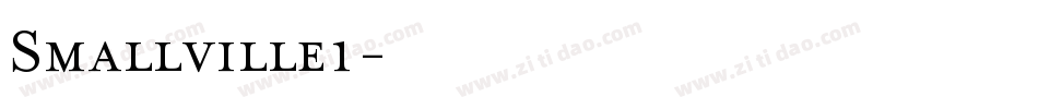 Smallville1字体转换