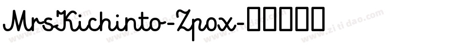 MrsKichinto-Zp0x字体转换