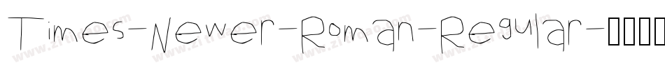 Times-Newer-Roman-Regular字体转换
