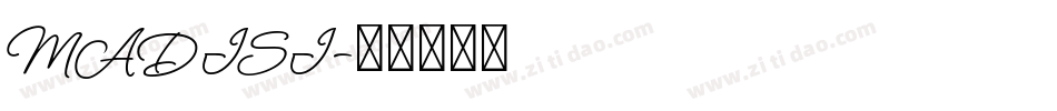 MADISI字体转换