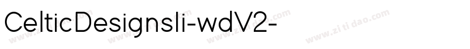 CelticDesignsIi-wdV2字体转换