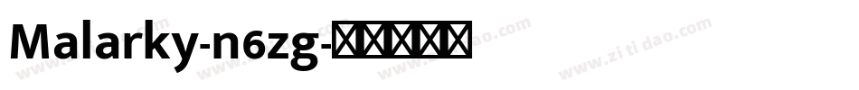 Malarky-n6zg字体转换
