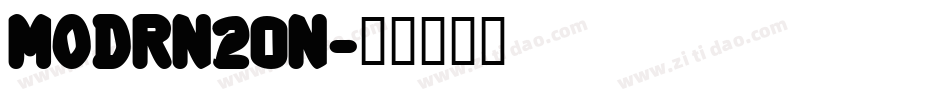 MODRN20N字体转换