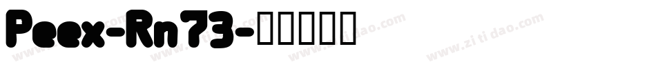 Peex-Rn73字体转换