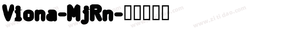 Viona-MjRn字体转换