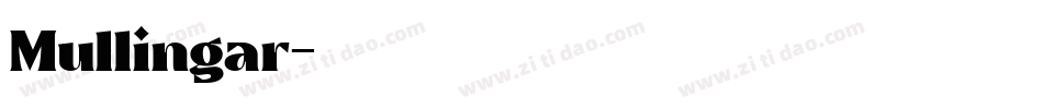 Mullingar字体转换