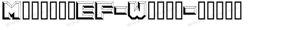MysteryEF-White字体转换