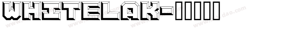 WHITELAK字体转换