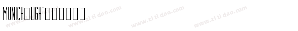 Munich-Light字体转换