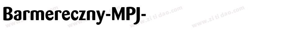 Barmereczny-MPJ字体转换