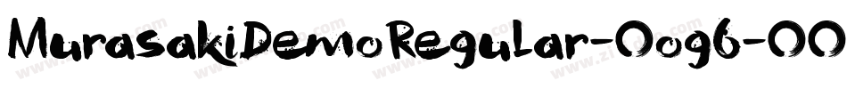MurasakiDemoRegular-4og6字体转换