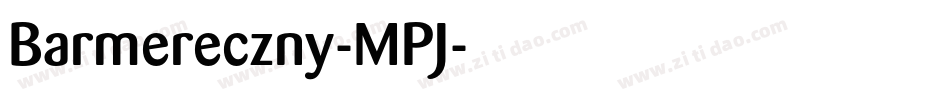 Barmereczny-MPJ字体转换