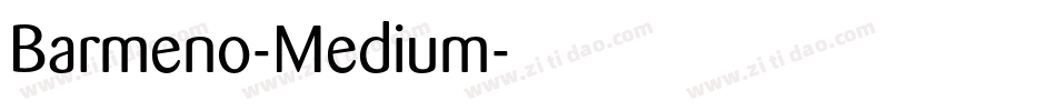 Barmeno-Medium字体转换