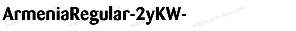 ArmeniaRegular-2yKW字体转换