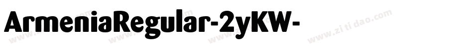 ArmeniaRegular-2yKW字体转换