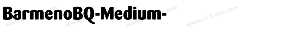 BarmenoBQ-Medium字体转换