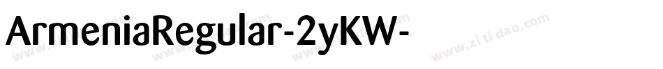 ArmeniaRegular-2yKW字体转换
