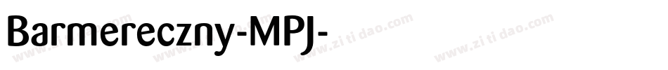 Barmereczny-MPJ字体转换