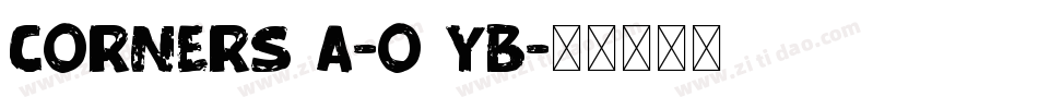 Corners1A-o1YB字体转换