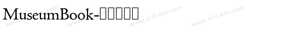 MuseumBook字体转换