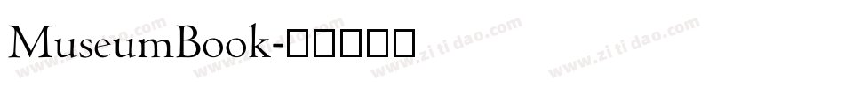 MuseumBook字体转换