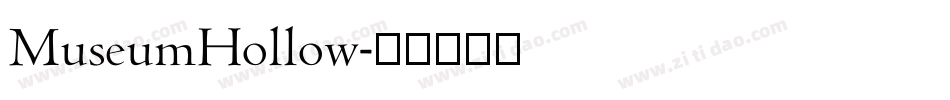 MuseumHollow字体转换