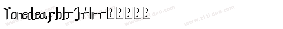 Tonedeafbb-Jn4m字体转换
