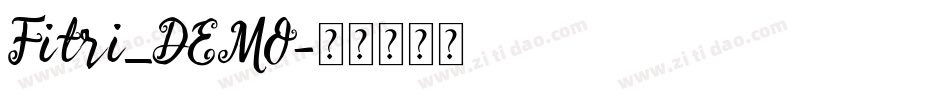 Fitri_DEMO字体转换