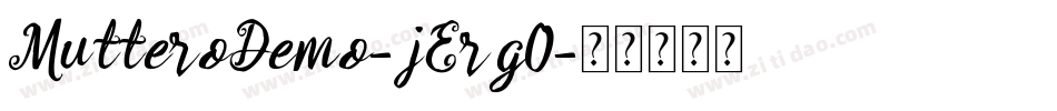 MutteroDemo-jErg0字体转换