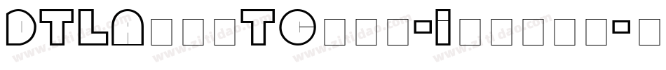 DTLArgoTCaps-Italic字体转换