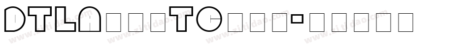 DTLArgoTCaps字体转换
