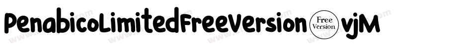 PenabicoLimitedFreeVersion-vjMy字体转换