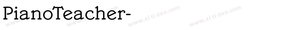PianoTeacher字体转换