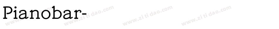 Pianobar字体转换