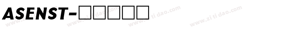 ASENST字体转换