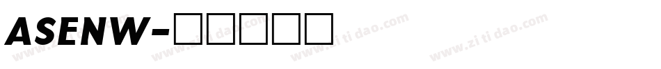 ASENW字体转换