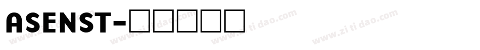 ASENST字体转换