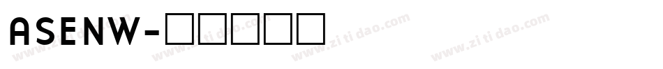 ASENW字体转换
