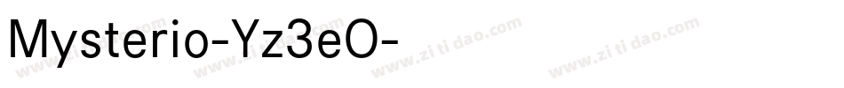 Mysterio-Yz3eO字体转换