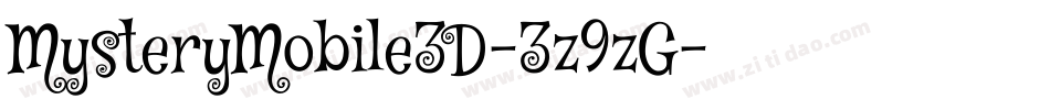 MysteryMobile3D-3z9zG字体转换