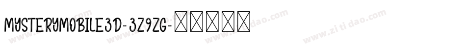 MysteryMobile3D-3z9zG字体转换