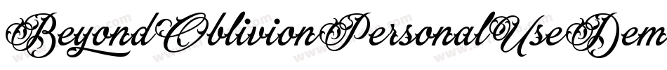 BeyondOblivionPersonalUseDemo1-WBDG字体转换