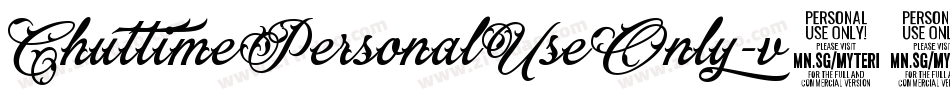 ChuttimePersonalUseOnly-v63E字体转换
