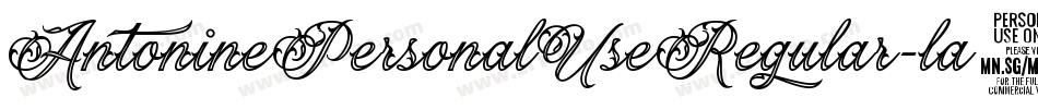 AntoninePersonalUseRegular-la9X字体转换 AntoninePersonalUseRegular-la9X字体转换