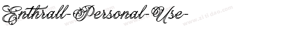 Enthrall-Personal-Use字体转换